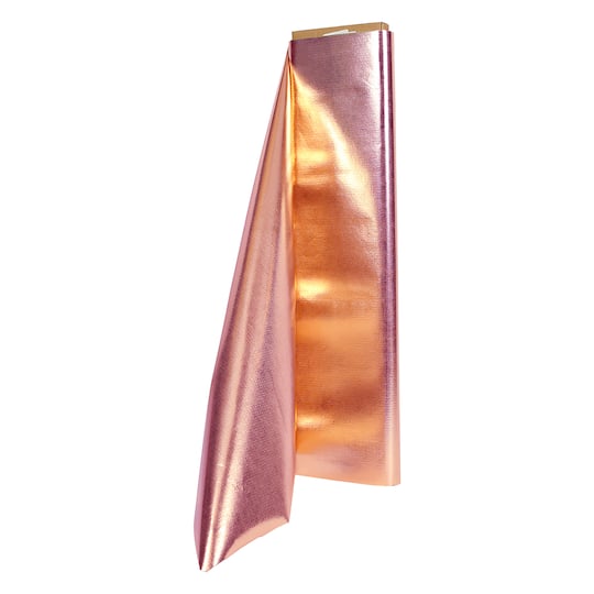 Oly-Fun&#x2122; Metallic Rose Gold Craft Fabric